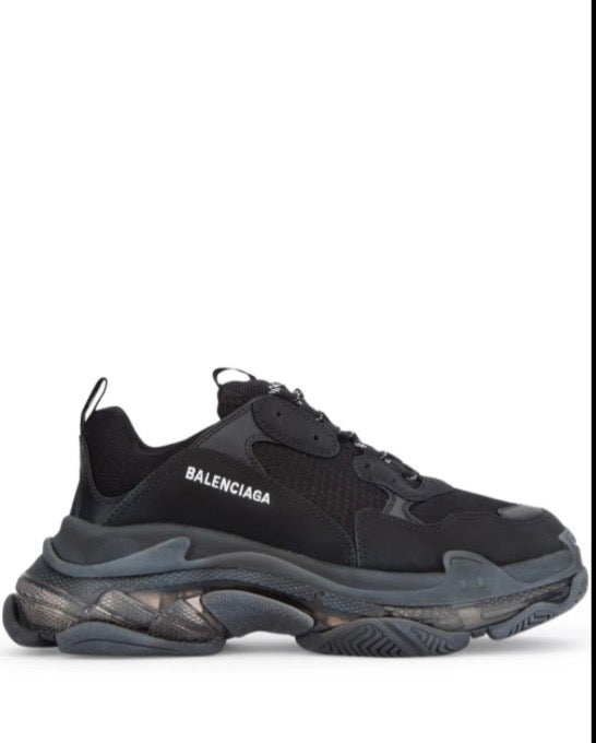 Black Balenciaga Triple S Sneakers