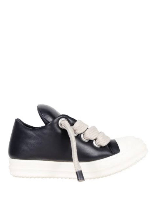 Black Rick Owens Jumbo Laced
Padded Low Sneakers