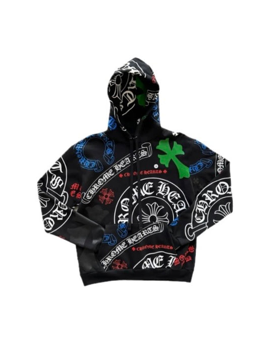 Black Chrome Hearts hoodie| TOO MUCH