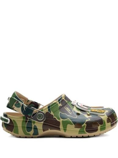 Bape star crocs